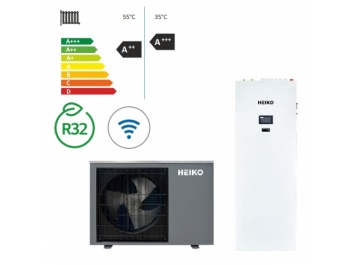 HEIKO THERMAL PLUS 6kW gaisa-ūdens siltumsūknis ar integrētu karstā ūdens tvertni 250 L